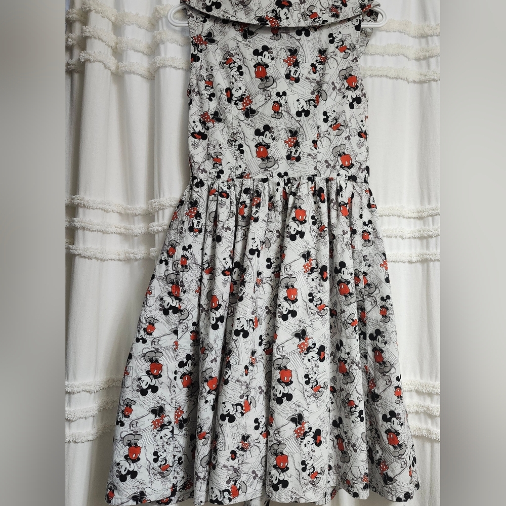 Rare, Vintage Disney Dress with Mickey and Red Accents. FINAL Reduced Price! - Picture 6 of 13